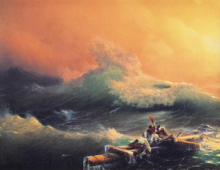 Ivan Aivazovsky The Ninth Wave France oil painting art